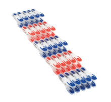 Leifheit luksus klesklyper rød/blå 25 stk.